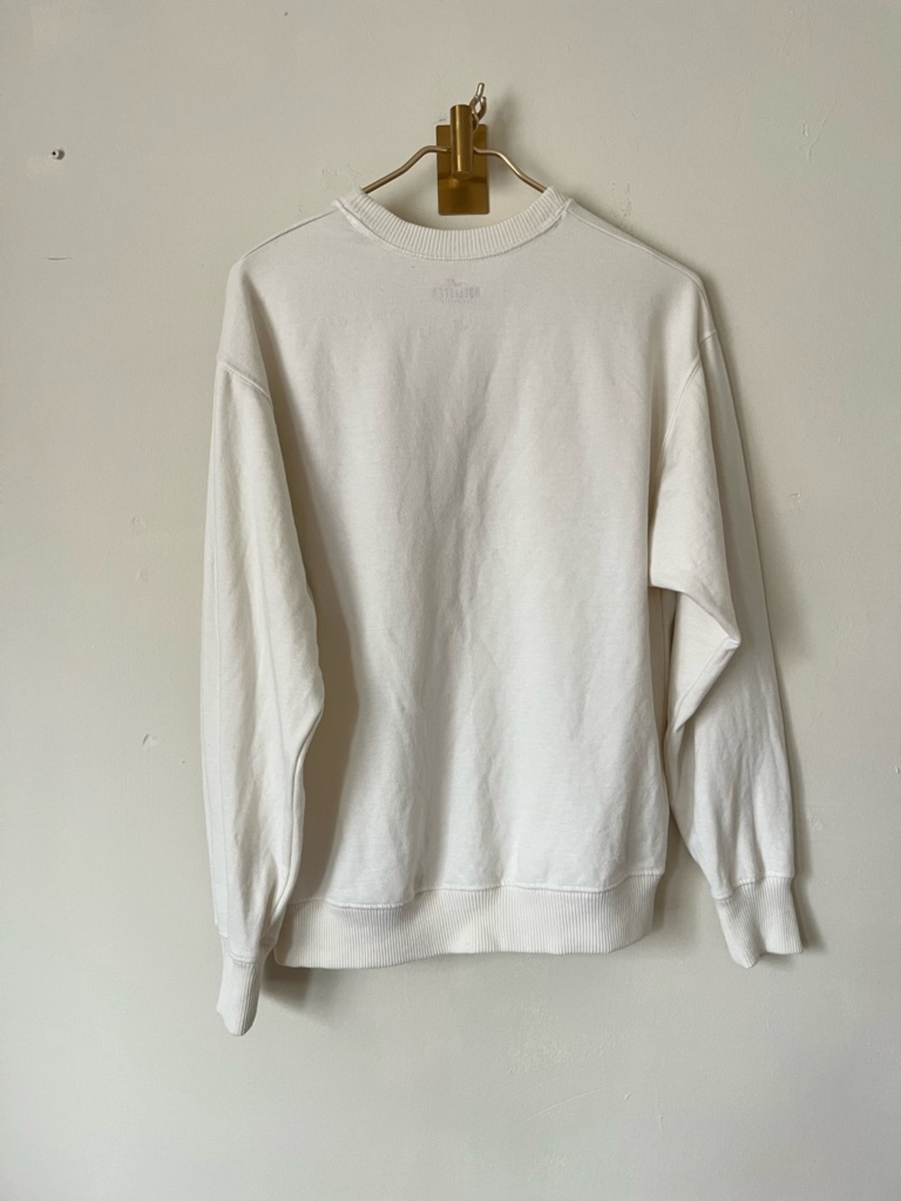 Hollister Cream & Pink retro 90s Graphic Spice Crewneck size XXS Oversize - Picture 8 of 14